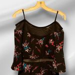 Guess  Los Angeles Black Floral Dress nwot‎ Photo 1