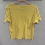 Victoria's Secret Y2K  Floral Embroidered Yellow T Shirt Size‎ Small Photo 1