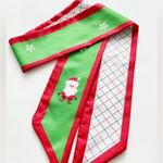 Christmas Santa Print Thin Purse Scarf / Hairband / Scarf Photo 2