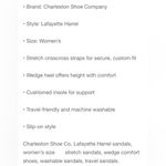 Charleston Shoe Co Lafayette Harrel Denim Navy Blue Wedge Sandal Women’s 5 Photo 10