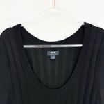 Anthropologie Maeve by Black Ribbed Sweater Vest Photo 2