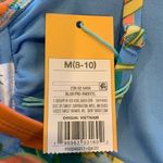 Kona Sol WOMEN'S New Swim Abstract Tropical Print Tie-Front Bikini Top Photo 7