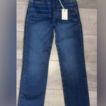 Good American NWT Dark Blue Straight Leg Jeans Sz M Fits S Photo 12