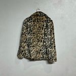 AQUA Leopard Print Faux Fur Coat Sz S Photo 7