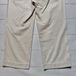 Gap - Women’s Cream Striped Capri Dress Pants - Size 6. Photo 6