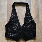 ZARA Sequin Halter Vest Photo 3
