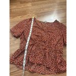 Hippie Rose Floral Sheer Top Size XL Photo 2