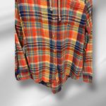 Time And Tru  Flannel Shirt with Hood Attached Photo 2