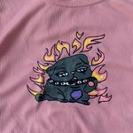 Pink Y2K Style Crop Top Photo 2