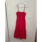 Tuckernuck o.p.t. Smocked Midi Dress Tiered Sundress Casual‎ Summer Pink Size S Photo 3