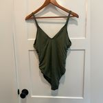 Shade & Shore  Olive Green Women's One-Piece Swimsuit  large Photo 1