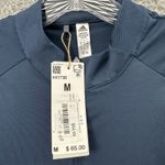 Adidas NWT Quarter Zip Mock Neck Golf Polo Shirt Athletic Athleisure Women's M Photo 2