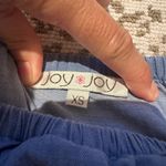 Joy Joy  Blue Midi Dress with Cream Embroidery Photo 1