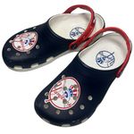 Crocs  UniSex Women’s 7 Blue White Red MLB New York NY  Yankees Classic Clogs Photo 0