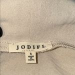 JODIFL  women’s size small pullover tan deep v-neck dressy tank top sleeveless Photo 1