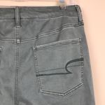 American Eagle  Women’s Super Stretch Olive Green Straight Leg Denim Jeans Photo 7