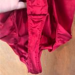 For Love & Lemons Women's Deep V Red Bodysuit Size M Size M Photo 9