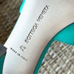 Bottega Veneta  Stretch Lounge Nappa Leather Square Open Toe Heel Sandals Size 42 Photo 7