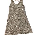 GOLD HAWK BALLET SEQUIN VINTAGE DRESS XS p Photo 5