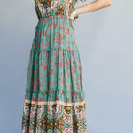 Matilda Jane  Down To Earth Boho Midi Dress Size Large Photo 0