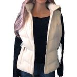 Banana Republic white puffer vest Photo 0
