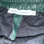 Rebecca Minkoff Dark Green Faux Leather Pants Sz. S Photo 1