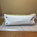 Nanette Lepore Nanette‎ Lepore Floral Print Tote Bag White Multicolor Flowers Structured Purse Photo 9