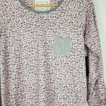 Cuddl Duds  Cat Print PJ Shirt Photo 1