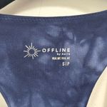 Aerie Offline by ‎ Blue Tie Dye Sports Bra Small Art Photo 2