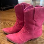 Pink Cowboy Boots Size 8 Photo 0