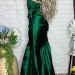 XScape Emerald Green Mermaid Formal Gown Photo 6