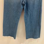 Veronica Beard  Taylor Wide Leg Crop High Rise Raw Hem Jeans Size 27 Photo 8