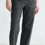 Jenni Kayne  Cotton Corduroy Ranger Straight Leg Trouser Pants Dark Gray Size 6 Photo 0