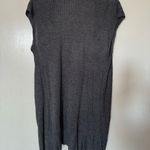 Joan Vass  Gray Cardigan Sweater Open Front Photo 6