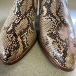Anthropologie By  Marion Python Snakeskin Minimalist Coastal Cowgirl Bootie… Photo 3