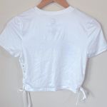 White Crop Top MALIBU print size m Size M Photo 1