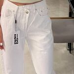 Princess Polly Holly Asymmetric Straight-Leg Jeans Photo 0