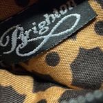 Brighton black leather snakeskin zipper coin purse Photo 1