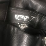 Poster Girl  X REVOLVE Black vegan leather dress S cyberpunk goth punk Photo 2