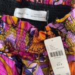 Anthropologie Alexandra Farmer x Pink Butterfly Print Puff Sleeve Blouse NEW Photo 3