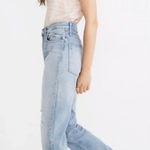 Madewell  The Mom Jean in Gilford Wash Ripped Edition Distressed Size 24 Normcore Photo 0