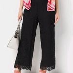 Isaac Mizrahi Black Lace Pants Photo 0