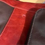 Tignanello Red And Brown Crossbody Purse Photo 4