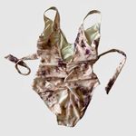 Time & Tru Static Tie Dye One Piece Swimsuit Photo 5