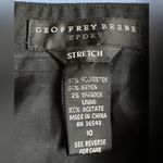 Geoffrey Beene  Black/Gray Blue Stripes Fit And Flare at Bottom Midi Skir… Photo 5