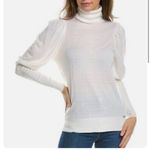 Ted Baker  London Ivory Aidabel Puff Sleeve Turtleneck Sweater Size 14 Photo 0