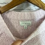 Lucky Brand  Pale Pink Cotton Blend Crewneck Knit Sweater Photo 2