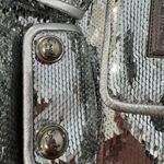 Coach RARE Vintage New  Poppy Limited Edition Sequin Spotlight Silver Tote #13821 Photo 8