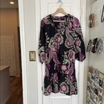 Johnny Was  tiered tassel silk dress Photo 3