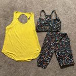 Ellie  Activewear 3 Piece Set in Funfetti | Size: Large Photo 2